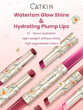 Catkin Glossy Lip Balm packaging box on display for premium lip care.