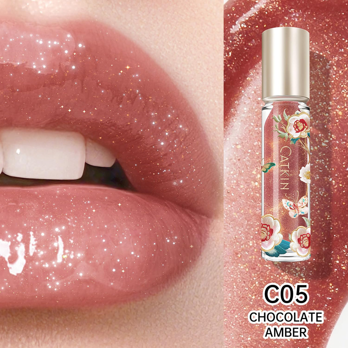 Catkin Lip Plumper Gloss minty tingling sensation refreshes lips