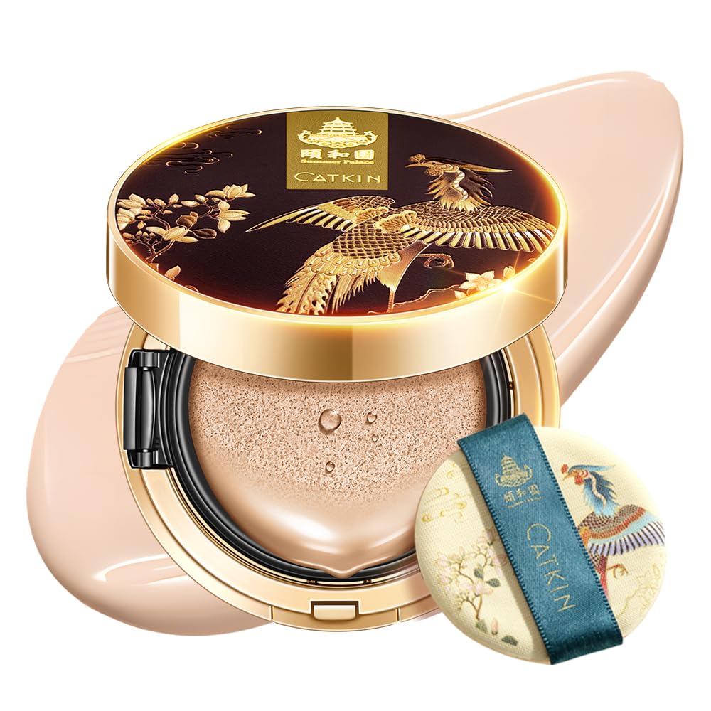 Catkin Phoenix Cushion BB Cream bottle shows buildable coverage for a natural look