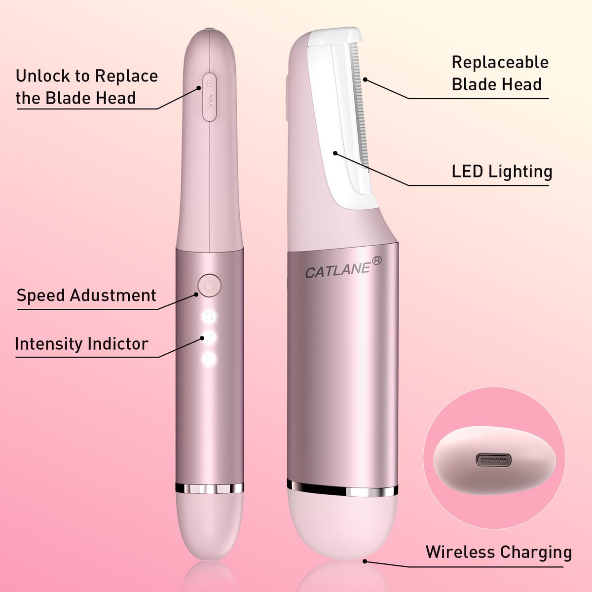 CATLANE compact portable size enables skincare anywhere and anytime.