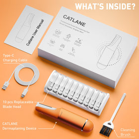 CatLane radiant-glow closeup highlights even tone after the dermaplaning session