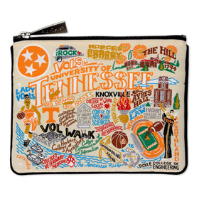 Catstudio Tennessee zip pouch front view showing durable travel design