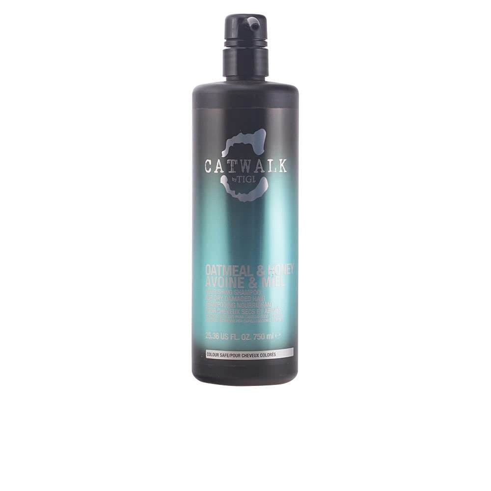 CATWALK by TIGI Oatmeal and Honey Nourishing Shampoo bottle, ideal for gentle cleansing and detangling