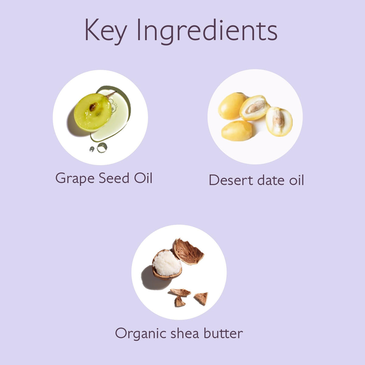  Desert date oil close-up highlighting barrier-support ingredients in Caudalie butter.