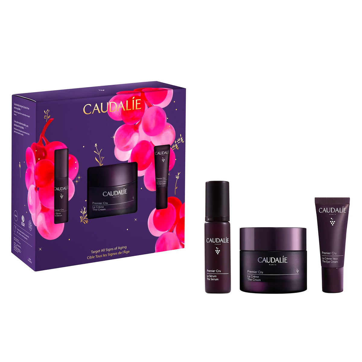 Caudalie Premier Cru cream jar showing rich texture for anti-aging care
