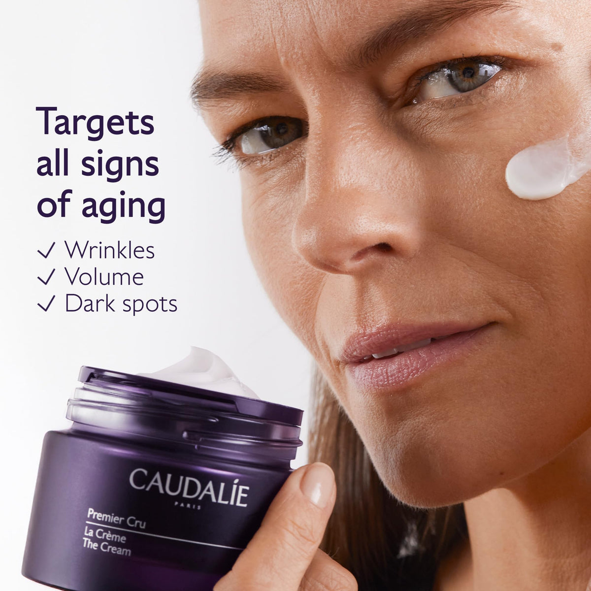 Caudalie Premier Cru eye cream tube for tired-looking eyes