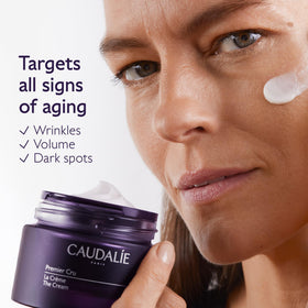 Caudalie Premier Cru eye cream tube for tired-looking eyes