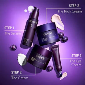 Caudalie Premier Cru hyaluronic-acid provides lasting hydration and plumpness.