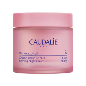 Caudalie Resveratrol-Lift night cream jar showing rich overnight firming texture