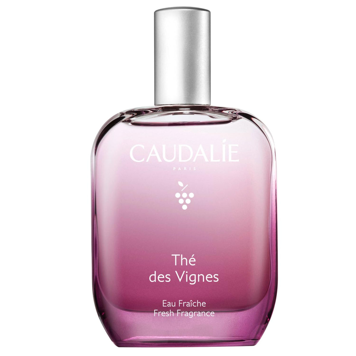 Caudalie Thé des Vignes Fresh Fragrance bottle front for daily, subtle sensual wear.