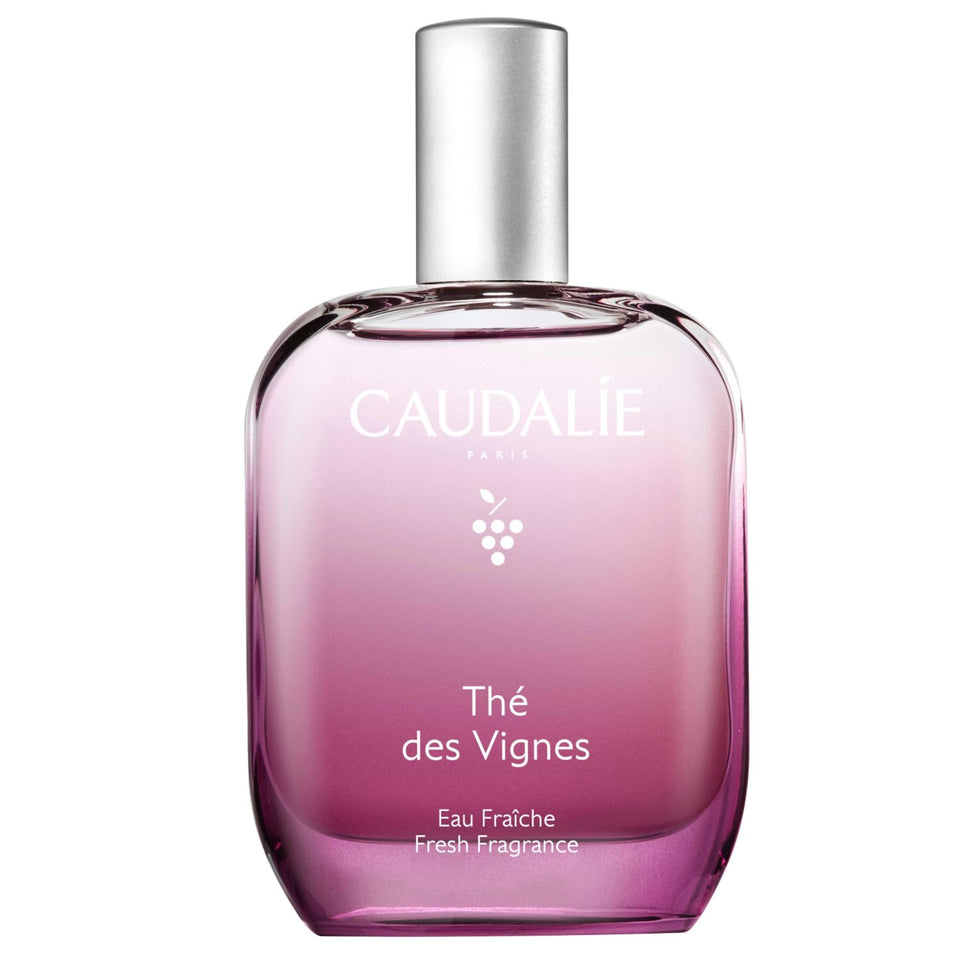 Caudalie Thé des Vignes Fresh Fragrance bottle front for daily, subtle sensual wear.