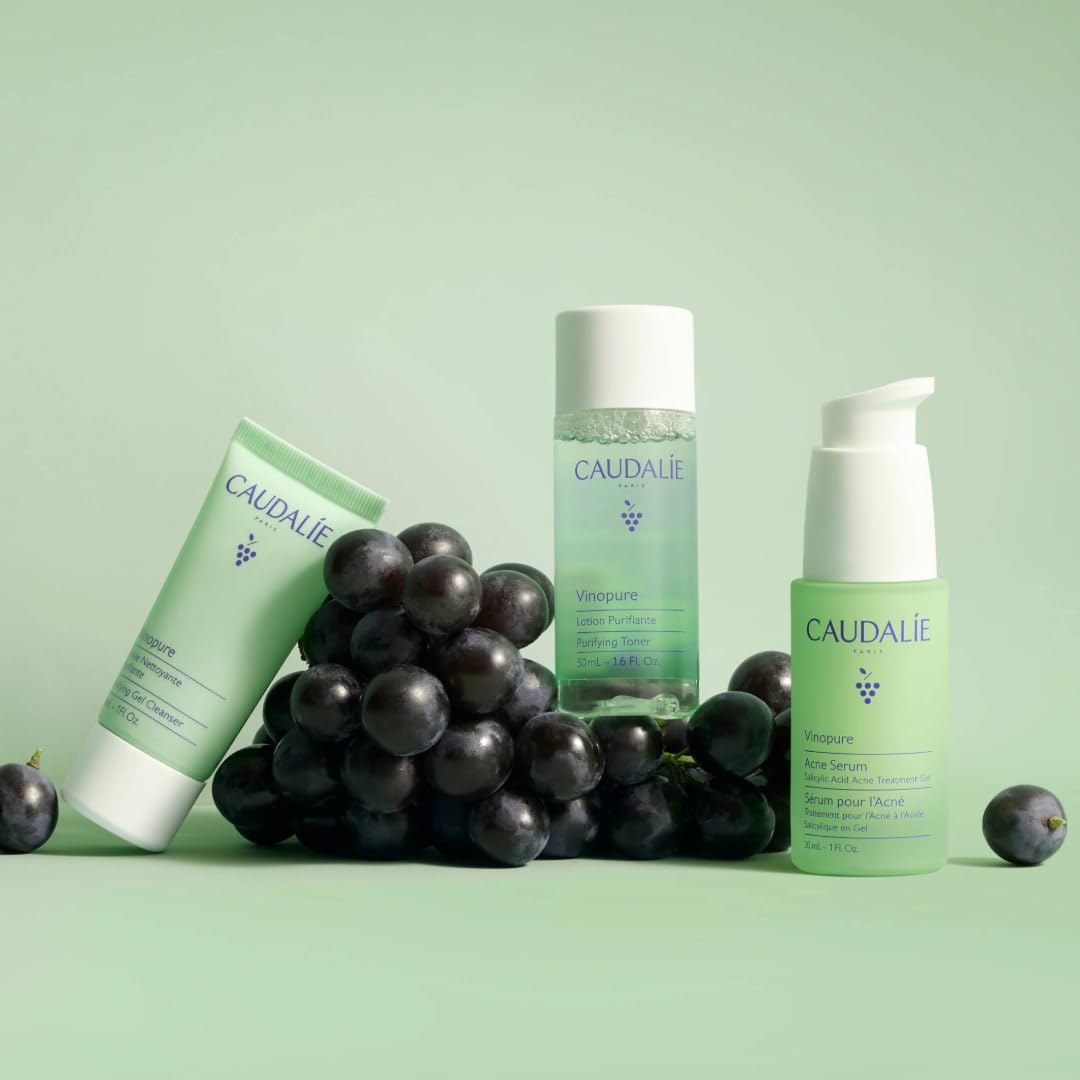 Caudalie travel-size Purifying Gel Cleanser for on-the-go cleansing