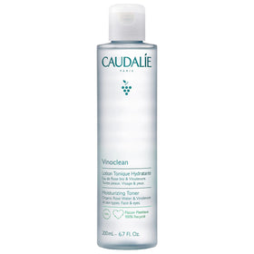 Caudalie Vinoclean Moisturizing Toner bottle with rose water for gentle hydration