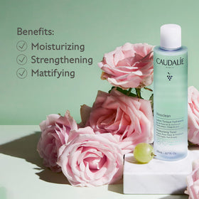 Caudalie Vinoclean Moisturizing Toner ingredients highlight refreshing skin prep