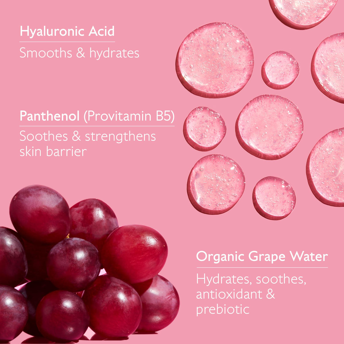 Caudalie VinoHydra hyaluronic acid drop illustration for plump hydrated skin