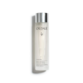 Caudalie Vinoperfect Brightening Essence bottle shown as a first-step treatment for radiant skin.
