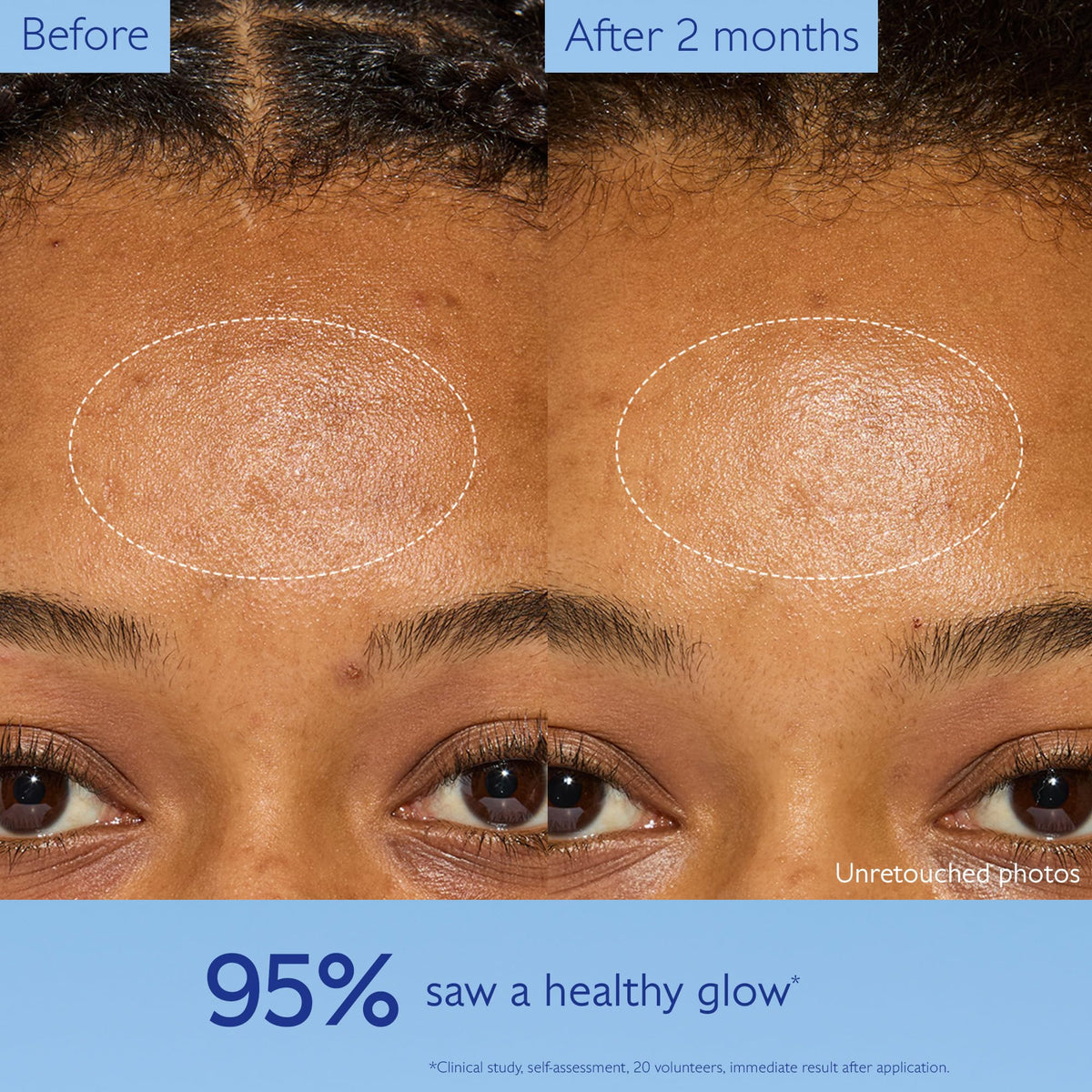 Caudalie Vinoperfect moisturizer texture close-up shows velvety finish.