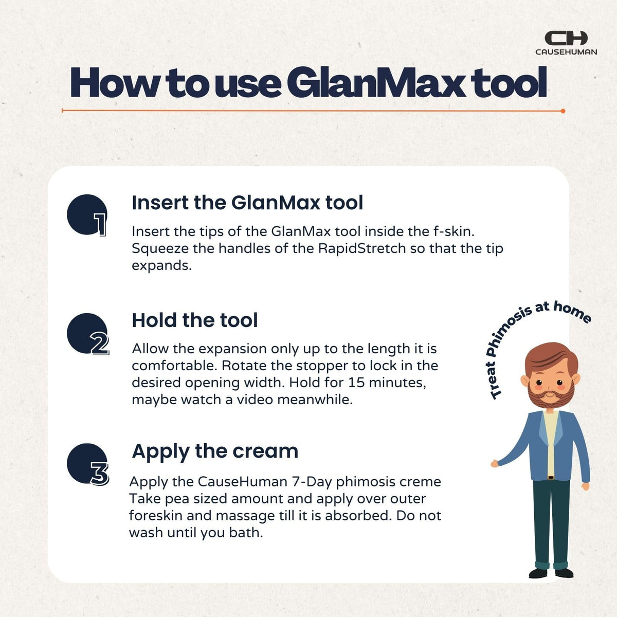 GlanMax tweezer-like design simplifies insertion and expansion.