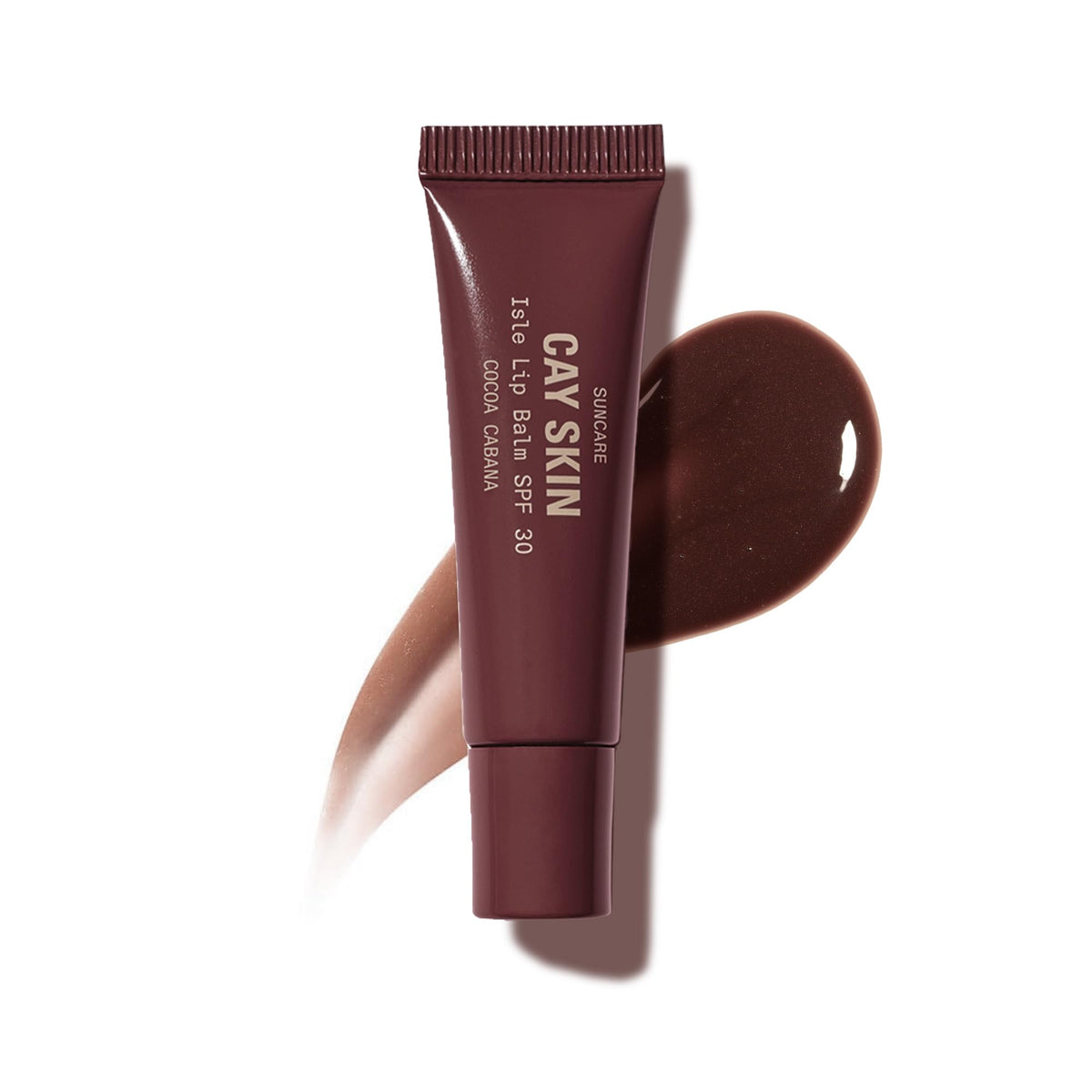 Cay Skin Isle Lip Balm SPF30 high-shine gloss with protective sun defense.