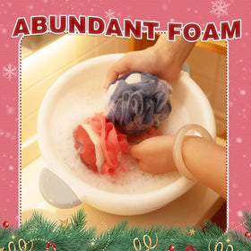 Cayivran ergonomic 3-9-inch loofah fits comfortably in hand.