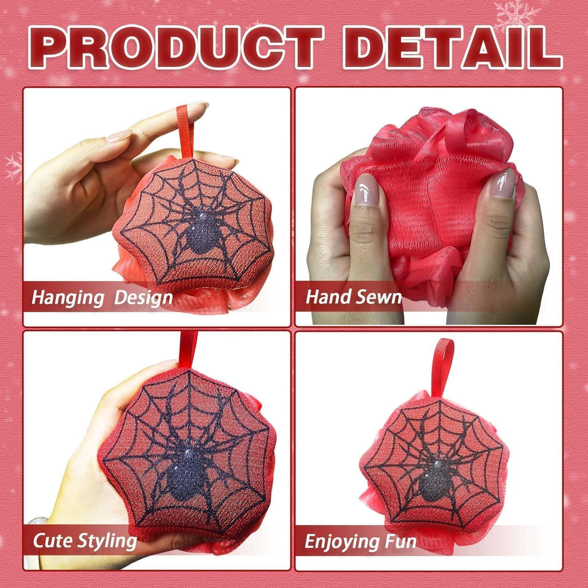 Cayivran exfoliating body scrubber delivers abundant lather with any body wash.