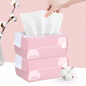 Cayxenful disposable face towels pack with 200 count for gentle cleansing.