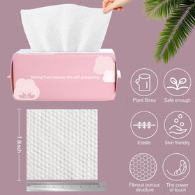 Cayxenful face cloth soft cotton dry wipe ideal for dry skincare routines.
