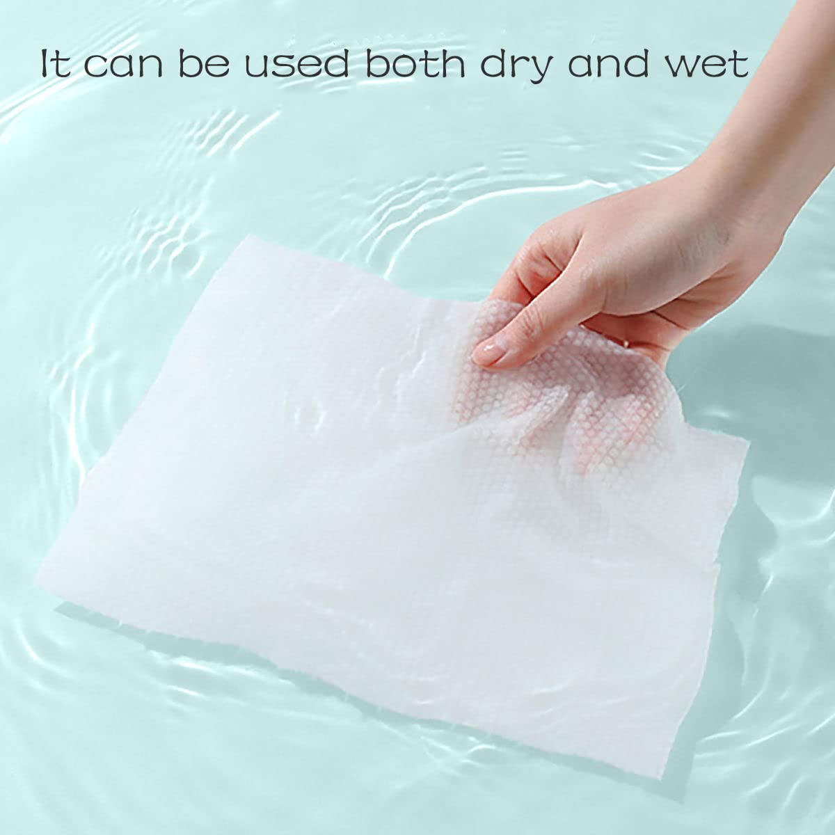 Cayxenful fabric with feather-like softness for delicate cleansing.