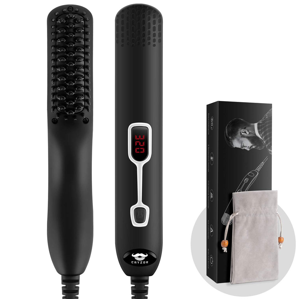 Cayzor Beard Straightener Comb outer view for fast grooming at home