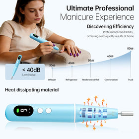 Ccigedy built-in battery enables cordless use for hours.
