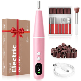 Ccigedy Electric Nail Drill Kit box front, compact home-use packaging