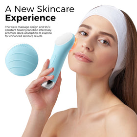 Ccigedy Face Scrubber USB-C charging ensures quick, cordless power.