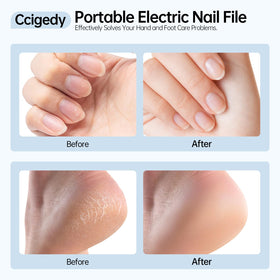 Ccigedy lightweight design suitable for travel and on-the-go manicures.