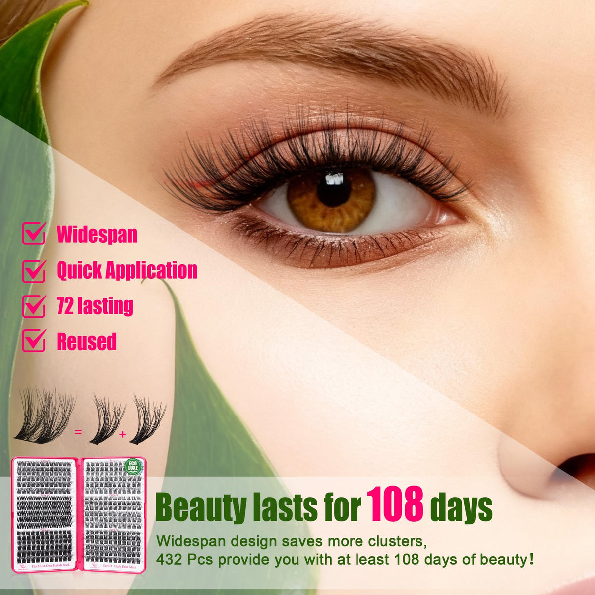 CCODDY biodegradable lash extensions 0.05mm offer lightweight comfort and eco-friendly appeal