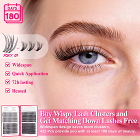 CCODDY Foxy Beauty natural-style lash clusters for effortless daytime elegance.
