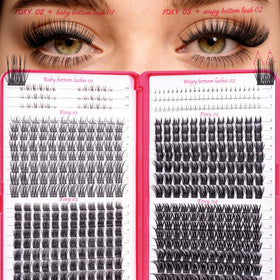 CCODDY Foxy Beauty lash clusters wide-span for quick, dramatic definition and easier styling.