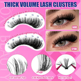 CCODDY matte band design helps lashes blend naturally with the lash line