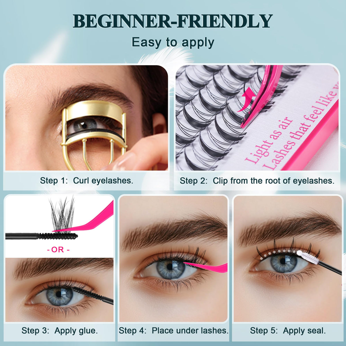CCODDY Vasa Muse natural and manga style lashes for versatile looks