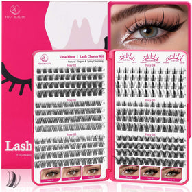 CCODDY Vasa Muse wide-band lash clusters for a wispy natural daily look