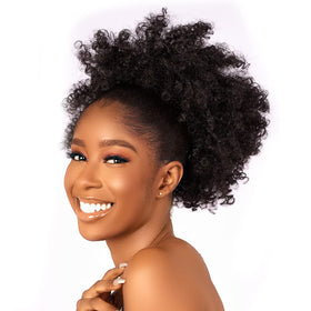 CECINILL Afro Puff drawstring ponytail extension for a natural, quick look.