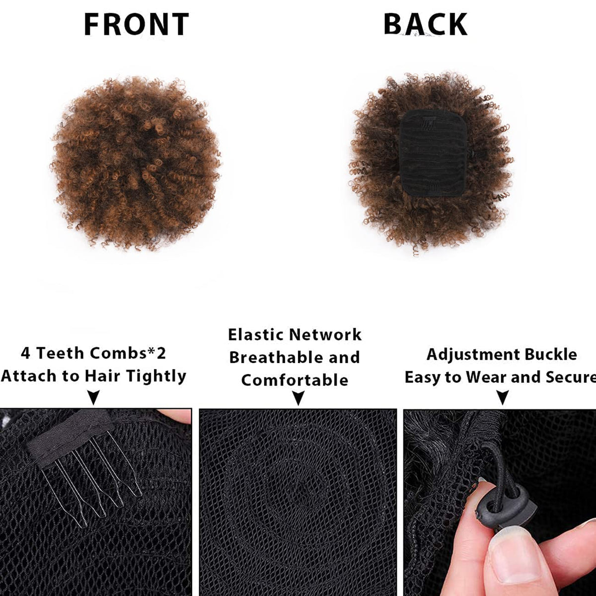 CECINILL synthetic ponytail hair offers easy styling and quick transformation.