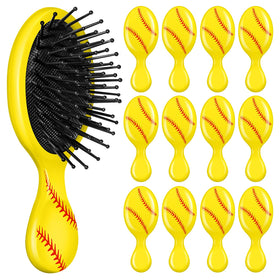 Cecnamt softball mini detangler brush set for quick styling on the go.