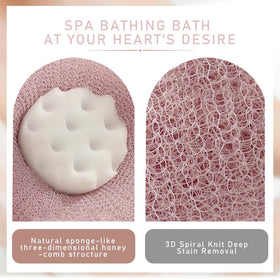 Cecurpo exfoliating sponge cleaning brush in action for cleaning.