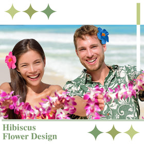 Ceenna hibiscus hair clip green pairs with vibrant daily wear