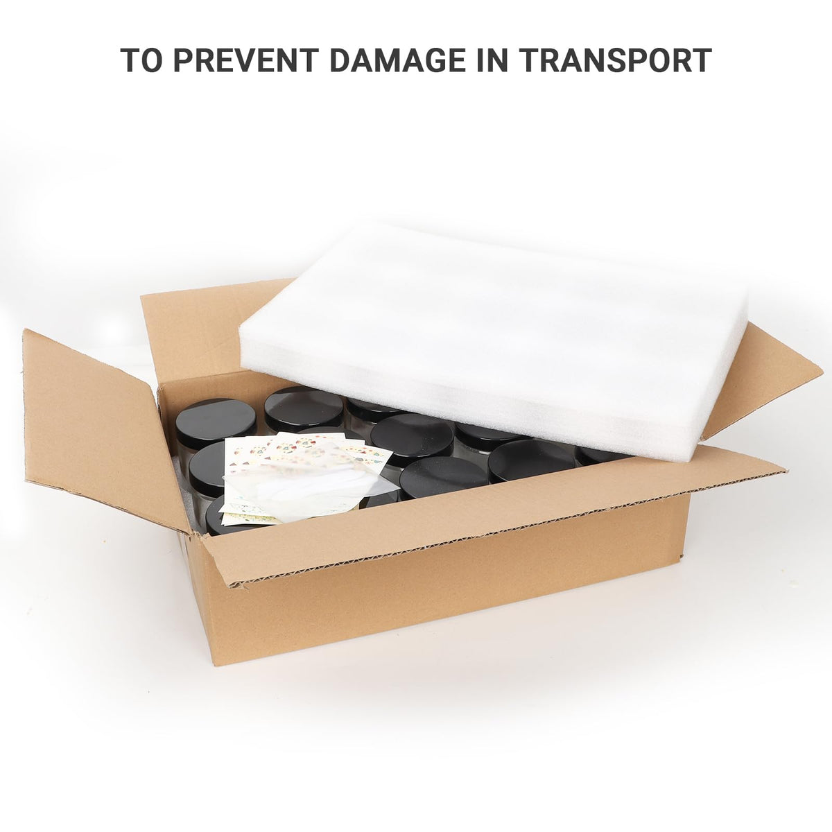 Cehomi packaging with bubble wrap for secure transport.
