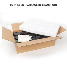 Cehomi packaging with bubble wrap for secure transport.