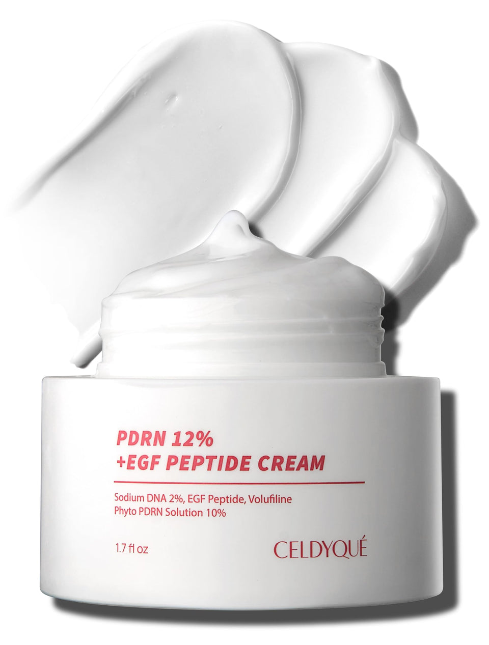 CELDYQUE PDRN 120000ppm bottle closeup for smoother skin texture