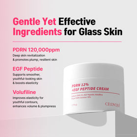 CELDYQUE phyto-pdrn blend emphasizing natural vitality for mature skin
