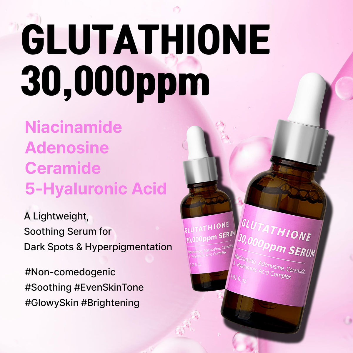 CELDYQUE Glow Serum dropper dispenses hydration for a smooth finish.
