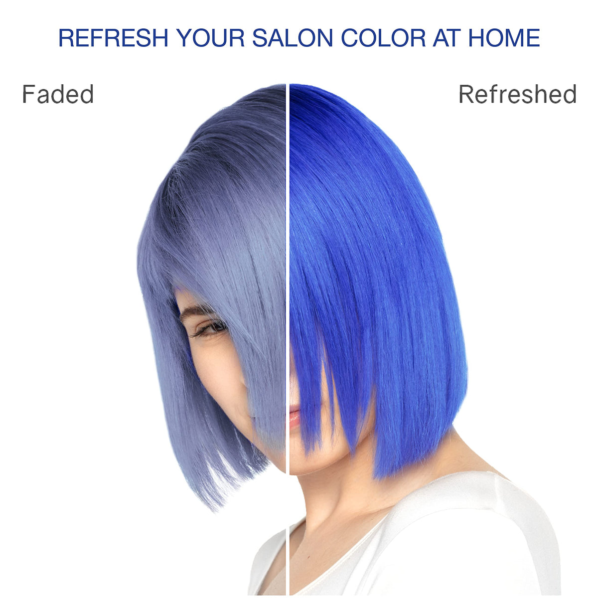 Celeb Luxury ColorConditioner application demonstrates even tone on clean hair.